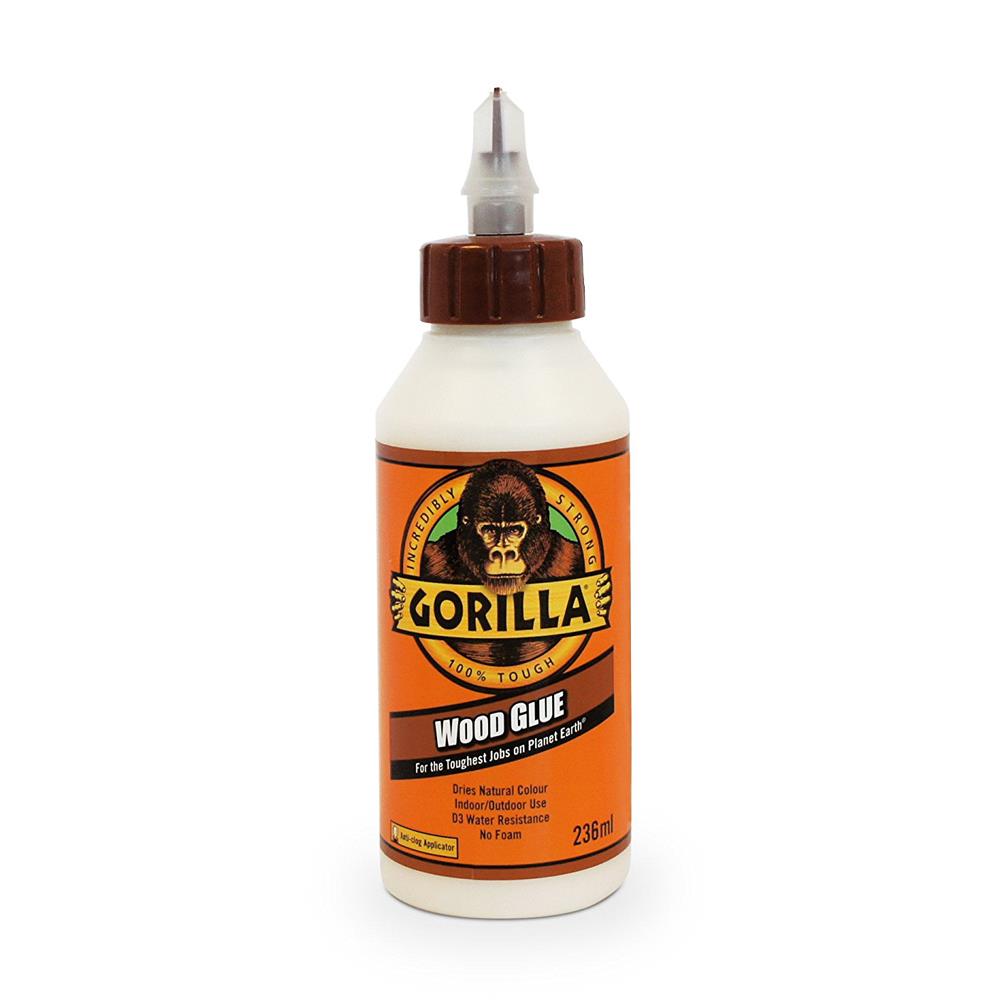 Gorilla Wood Glue – PVA Adhesive, Water Resistant, Extra Strong – Made In USA