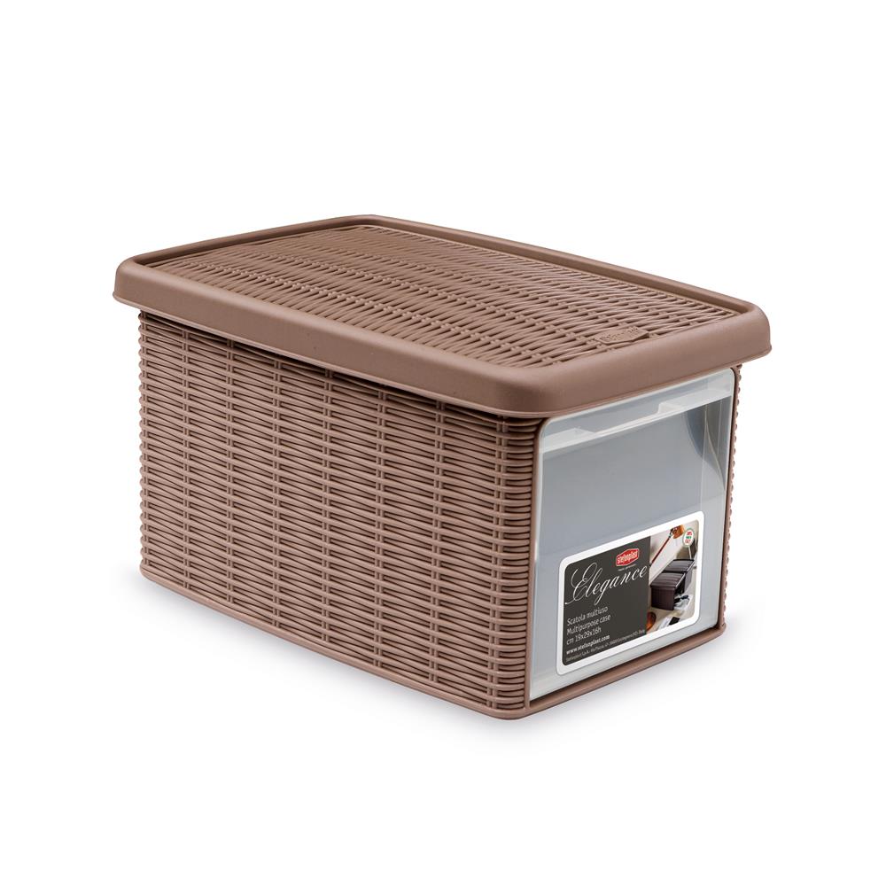 Elegance Small Storage Box with Door - Brown (29x19x16cm) | 55239