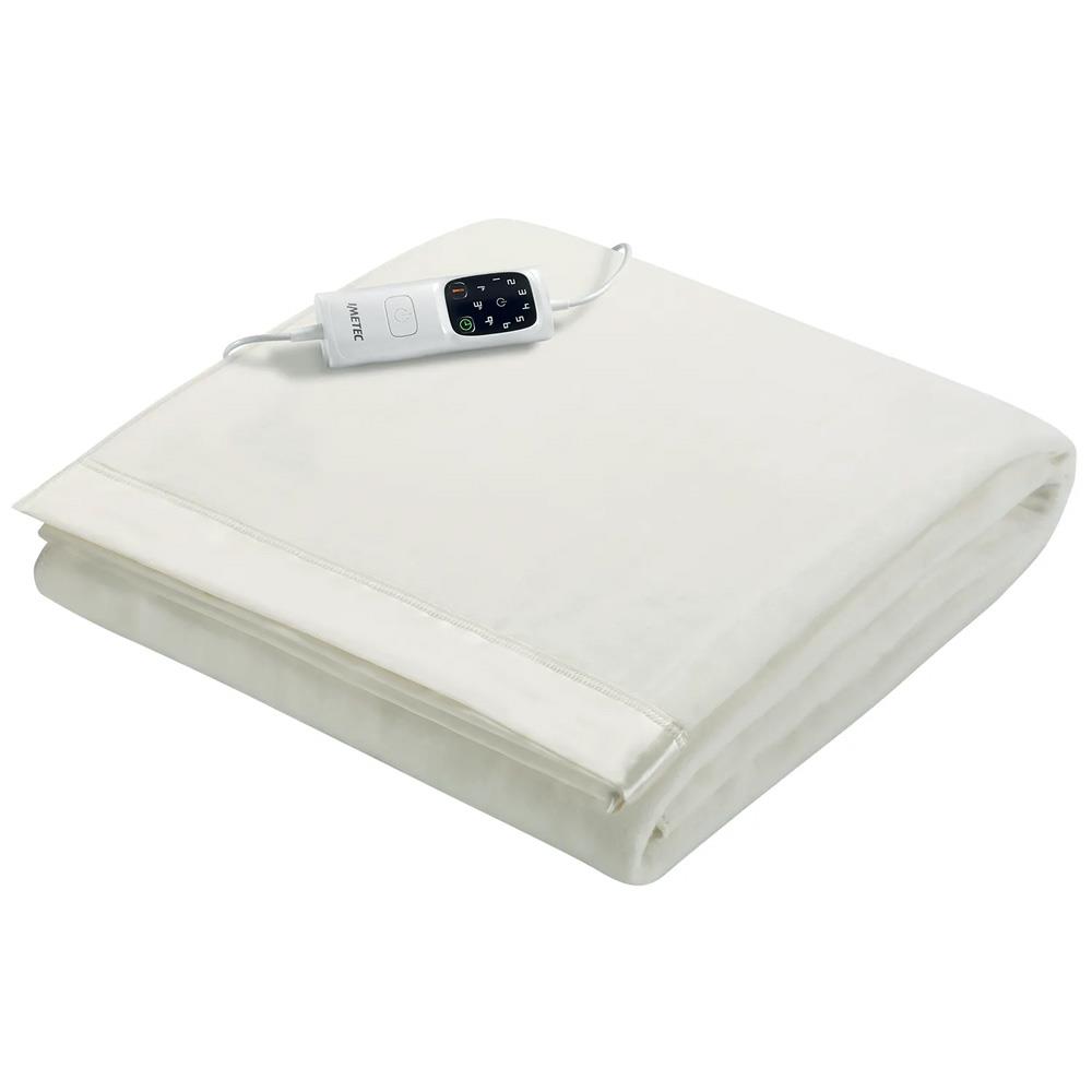 Imetec Double Solid Fleece Adapto Overblanket Electric Blanket