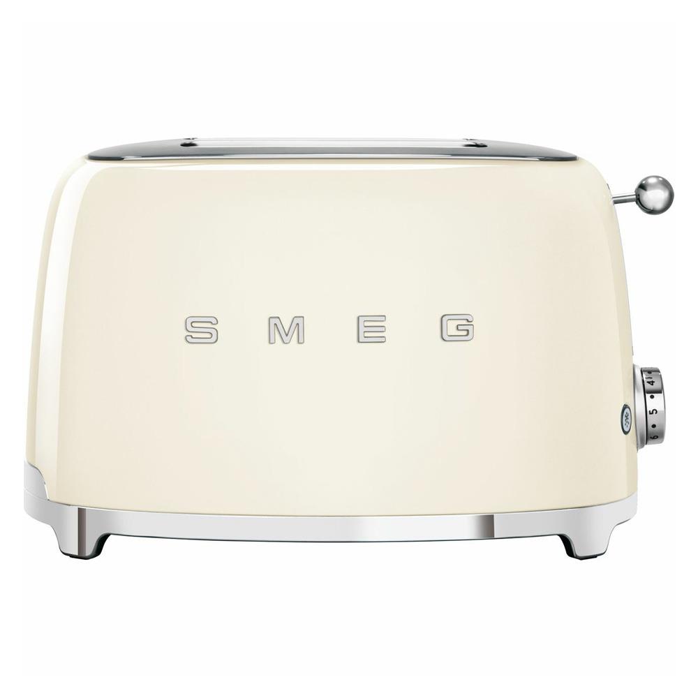 Smeg 50's Retro Style Aesthetic 2 Slice Toaster Cream TSF01CRUK