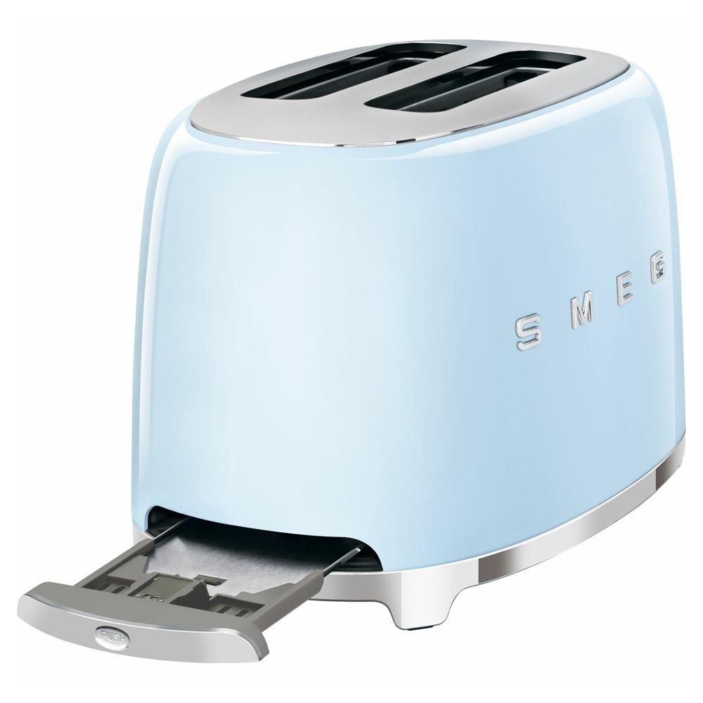 Smeg 50's Retro Style Aesthetic 2 Slice Toaster Pastel Blue