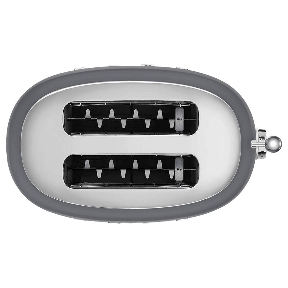 Smeg 50's Retro Style Aesthetic 2 Slice Toaster Slate Grey