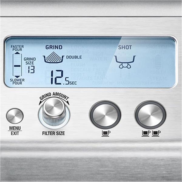 Sage The Barista Pro Espresso Coffee Machine Brushed Stainless Steel