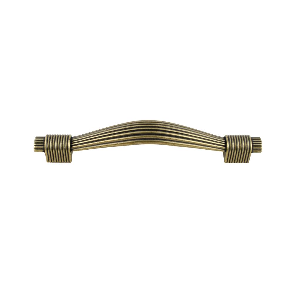 Bronze reeded kitchen door handle 128mm 0030080 Heavins.ie