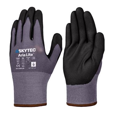Aria LiteNitrile Foam Palm Glove with High Breathability and Excellent Abrasion Resistance Large