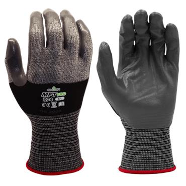 MFT PRO 374Revolutionary microfibre liner with waterproof nitrile palm