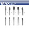 10-Piece Carbide Milling Cutter Rotary Set