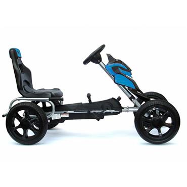 Thunder Eva Rubber Wheel Go Kart Blue