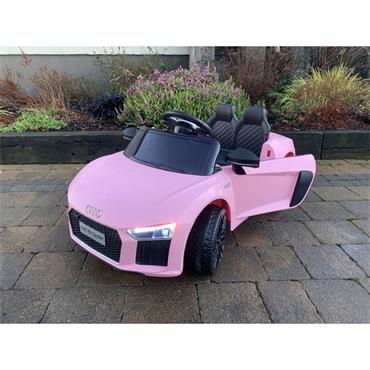 Licensed Audi R8 Spyder 12V Electric Ride On Car (Pink)