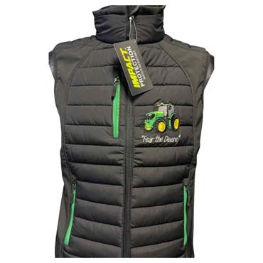 KIDS IMPACT HYBRID GIILET â€“ GREEN TRACTOR & TANKER