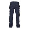 DASSY Matrix (201070) Work trousers with stretch multi-pockets and knee pockets Navy/Grey