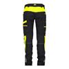 DASSY Hong Kong Work trousers for women with stretch Black/Fluo yellow