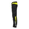 DASSY Canton Work trousers with stretch and knee pockets Black/Fluo yellow