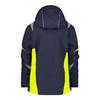 DASSY Kalama Women Softshell jacket Midnight blue/Fluo yellow