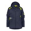 DASSY Kalama Women Softshell jacket Midnight blue/Fluo yellow
