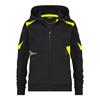DASSY Santos Women Hooded Sweatshirt Black/Fluo yellow