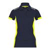 DASSY Veracruz Women Polo shirt Midnight blue/Fluo yellow