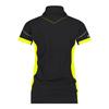 DASSY Veracruz Women Polo shirt Black/Fluo yellow