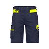 DASSY MANILLA Shorts Midnight Blue/Fluo Yellow
