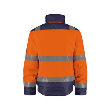 DASSYÂ® LIMA HIGH VISIBILITY WINTER JACKET - Fluo Orange / Navy