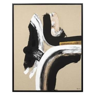 BRENT 102X127X4CM BLACK/GOLD