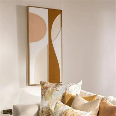 DION 120X60X4.5CM GOLD/PEACH