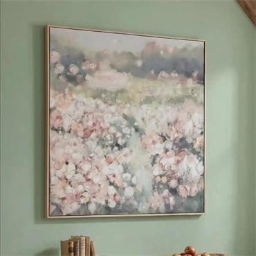 VIRIDIS 90X90X3.8CM GREEN/PINK