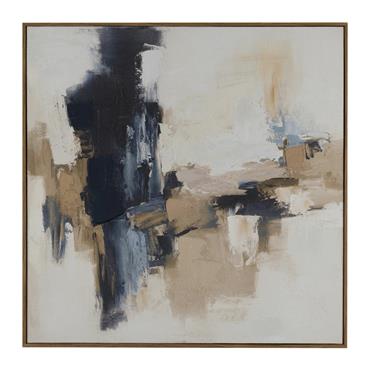 CATALINA 80X80X3.8CM BLACK/NATURAL