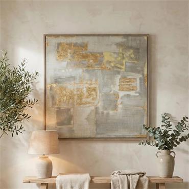 AMORET 89X89X4CM SAGE/GOLD
