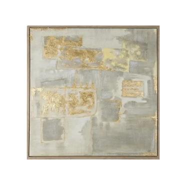 AMORET 89X89X4CM SAGE/GOLD