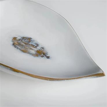 HAMPTON ORNAMENTAL PLATE WHITE