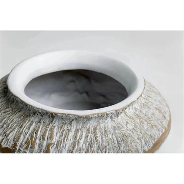 FELTON SMALL VASE WHITE