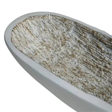 FELTON ORNAMENTAL BOWL WHITE