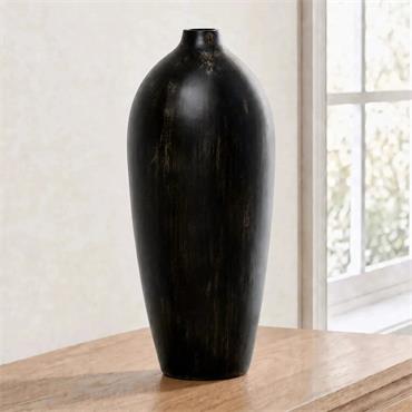 HUXLEY LARGE VASE BLACK