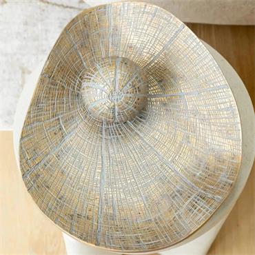 ORIANA ORNAMENTAL PLATE GOLD