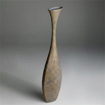 ORIANA VASE 28.5X18X115CM GOLD