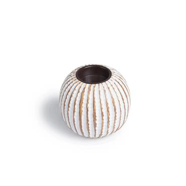 MATISSE ROUND CANDLE SMALL 10X10X8.5CM CREAM