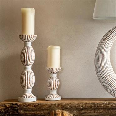 MATISSE PILLAR CANDLE LARGE 12X12X40.5CM CREAM