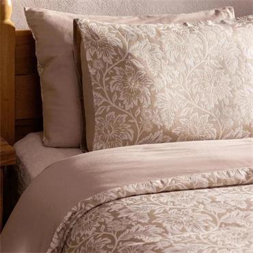 ESTELLE SUPER KING DUVET SET NATURAL