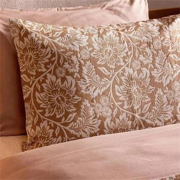 ESTELLE SUPER KING DUVET SET PEACH SORBET