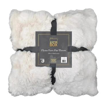 FLYNN FAUX FUR 130X170CM CREAM