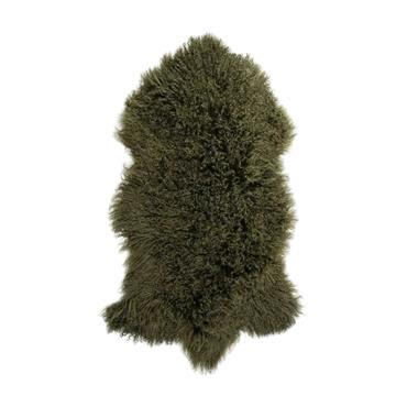 ARAN PELT 93 X 55CM GREEN