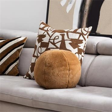 RALPH 30CM DIAMETER BALL COGNAC