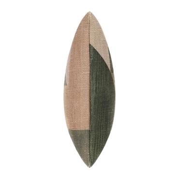 GEO BLOCK 45X45CM NATURAL/GREEN