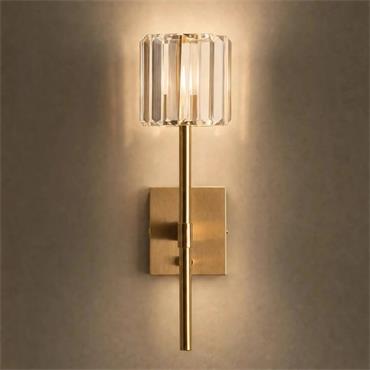 DION SCONCE LAMP 17X11X41.5CM GOLD