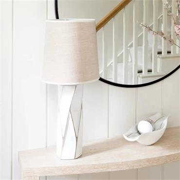 HAMPTON LAMP 32X32X76CM WHITE