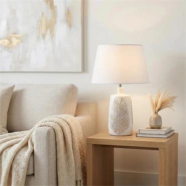 MIU LAMP 37X28X56CM WHITE / NATURAL
