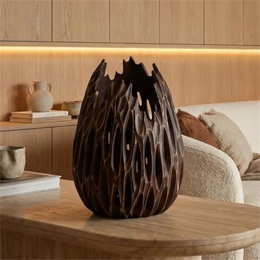 TIAGA LAMP 22X22X31.5CM BROWN