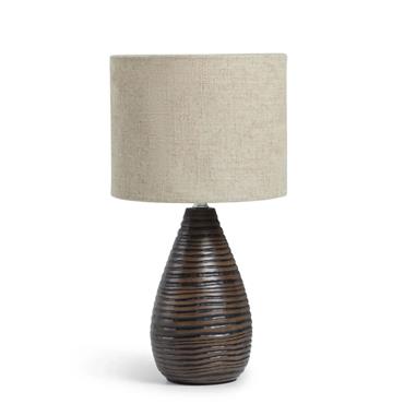 VALLI TABLE LAMP 20X20X36CM BROWN