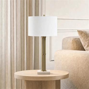 CARMEN TABLE LAMP 38X38X76.5CM GOLD
